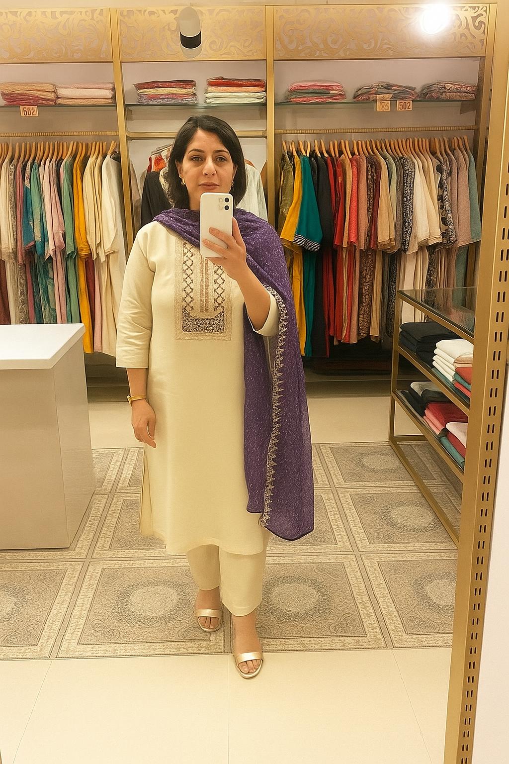 Light Weighted Festive Wear With Beautiful Chiffon Dupatta